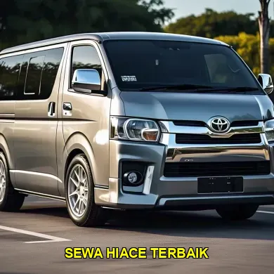sewa hiace terbaik
